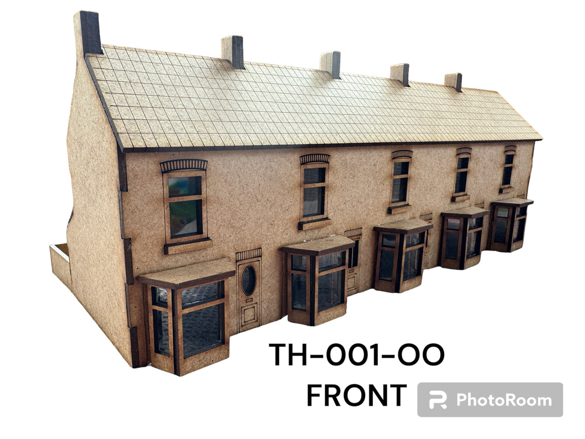 OO Gauge Terrace Houses Laser Cut MDF Kit ALSO in LOW RELIEF Seller other Items