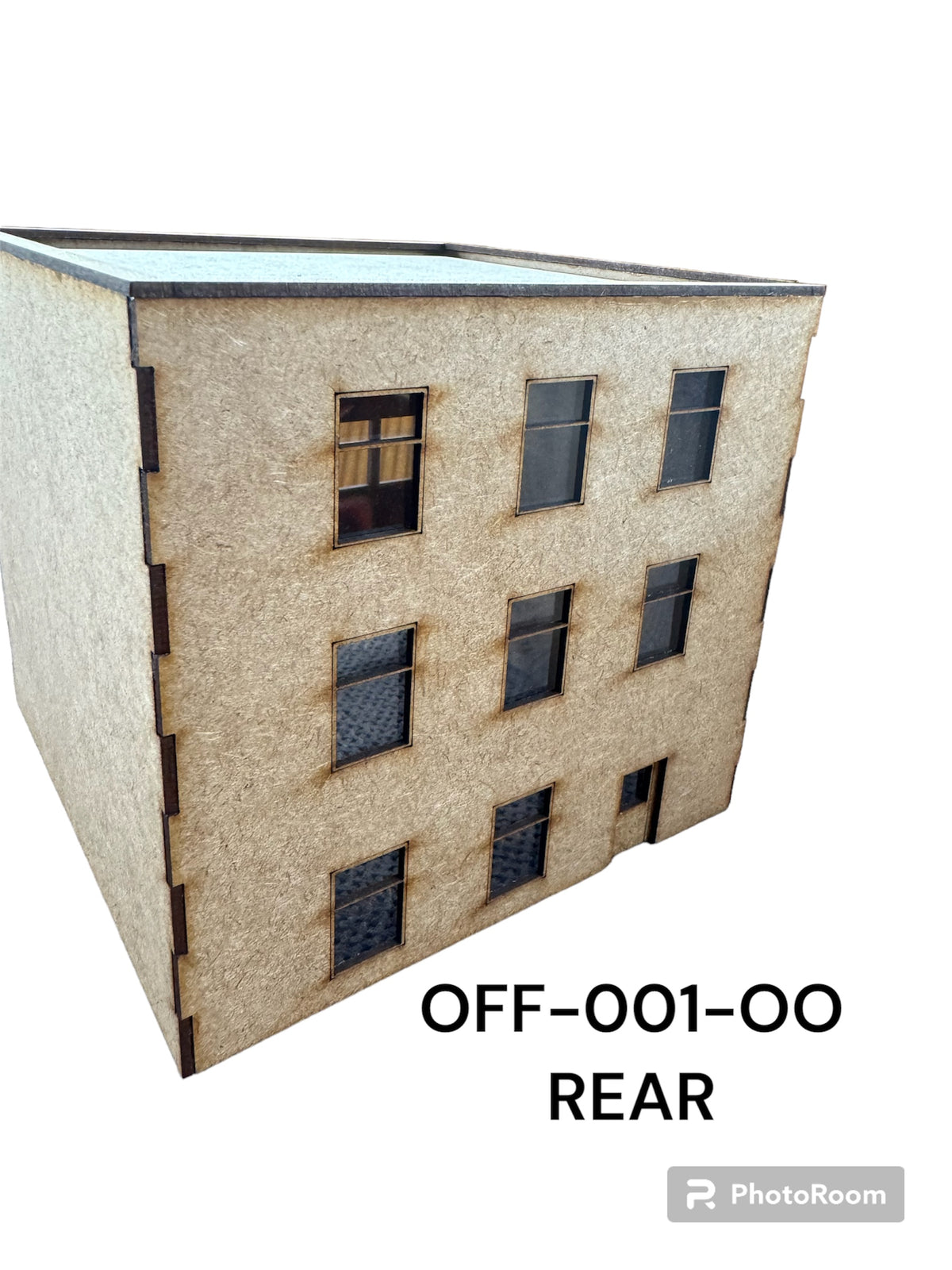 OO Gauge Office Block Low Relief, Full size, 1/76 Scale 4mm model railway