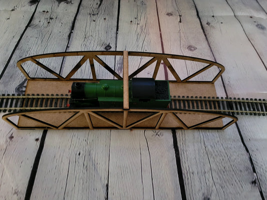 Laser Cut Single Lane Girder Bridge - OO gauge 1:76 Scale.
