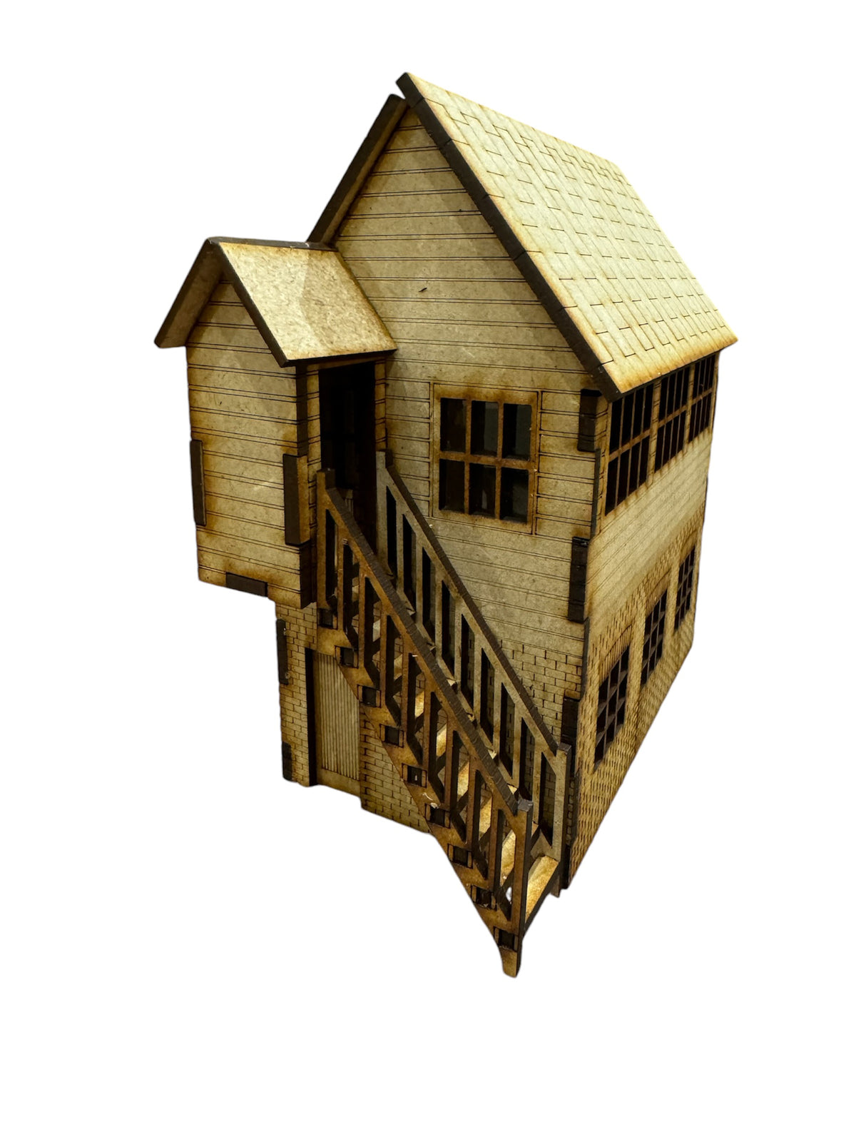 O Gauge 2 Storey Signal Box. Laser cut - 7mm Scale.