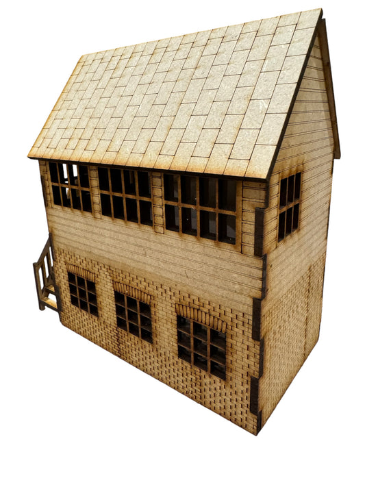 O Gauge 2 Storey Signal Box. Laser cut - 7mm Scale.