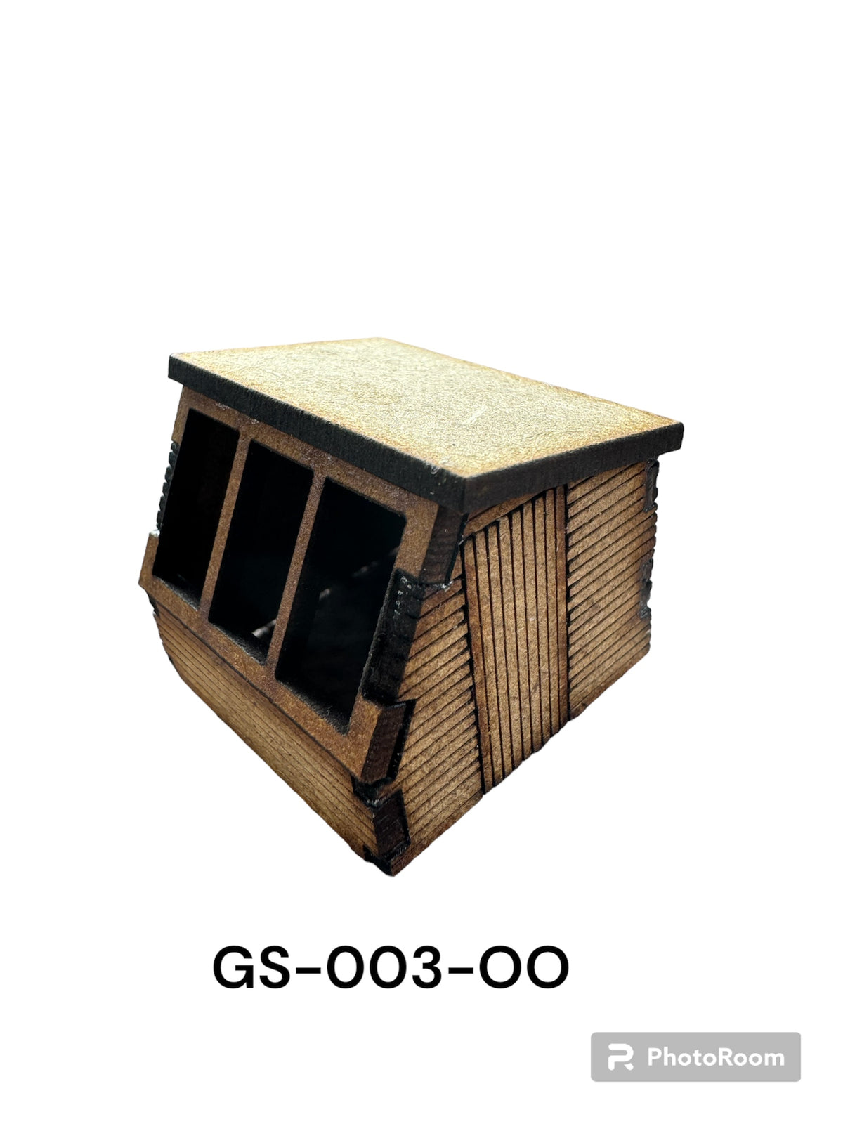 Laser Cut Shed Set and Greenhouse - OO gauge 1:76 Scale.