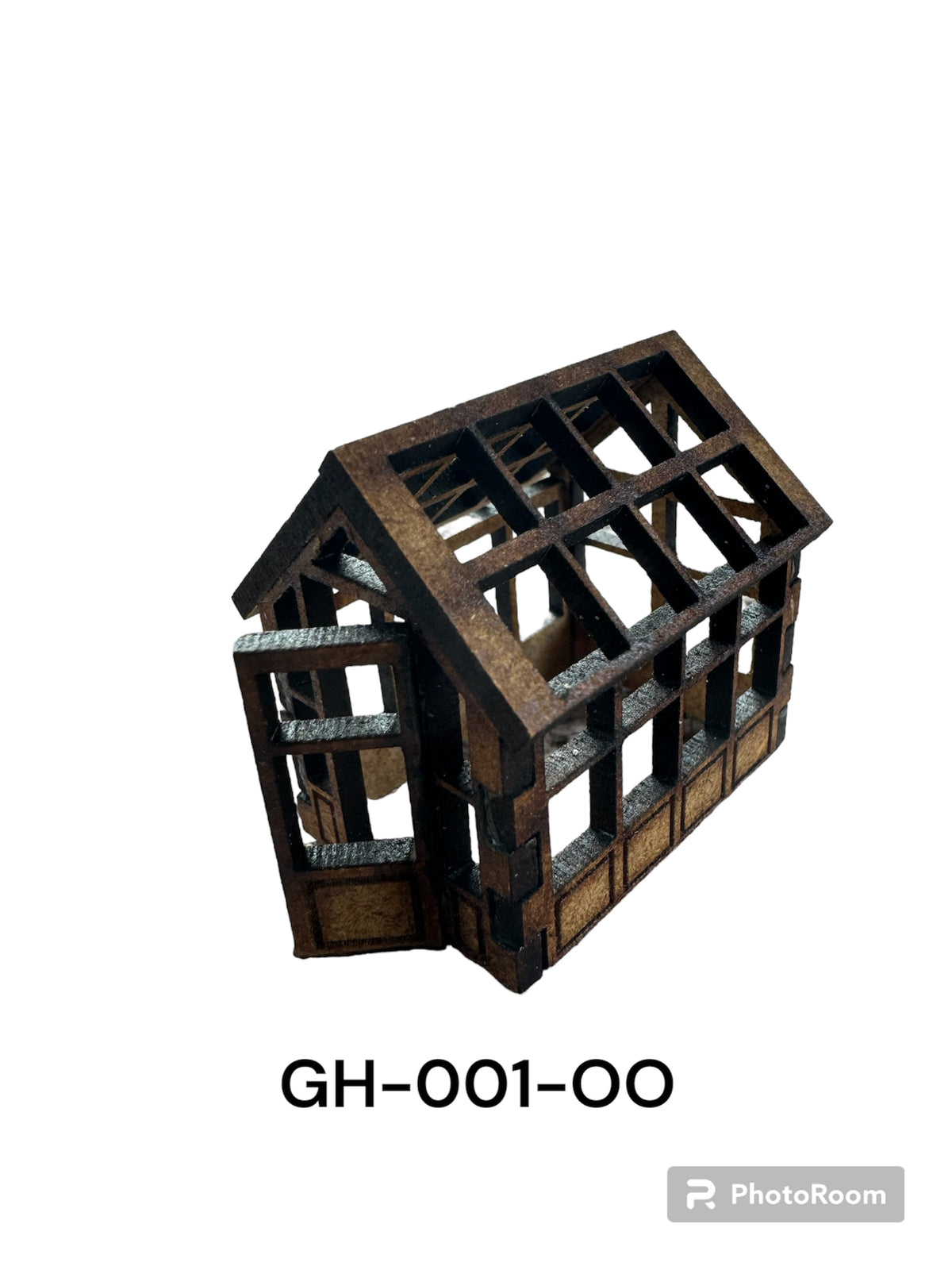 Laser Cut Shed Set and Greenhouse - OO gauge 1:76 Scale.