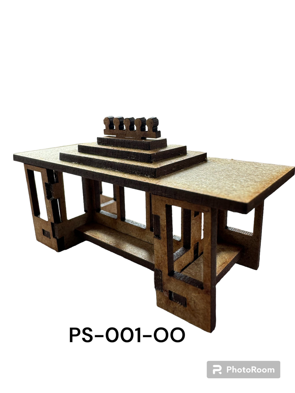 OO Gauge Model Seaside / Promenade  seat Laser Cut Kit PS-001-OO