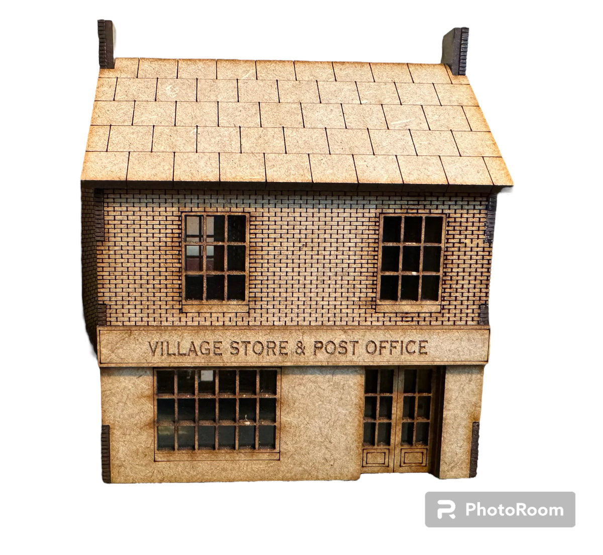 'OO' Gauge Georgian Village store & Post office laser cut kit. Model Railway.