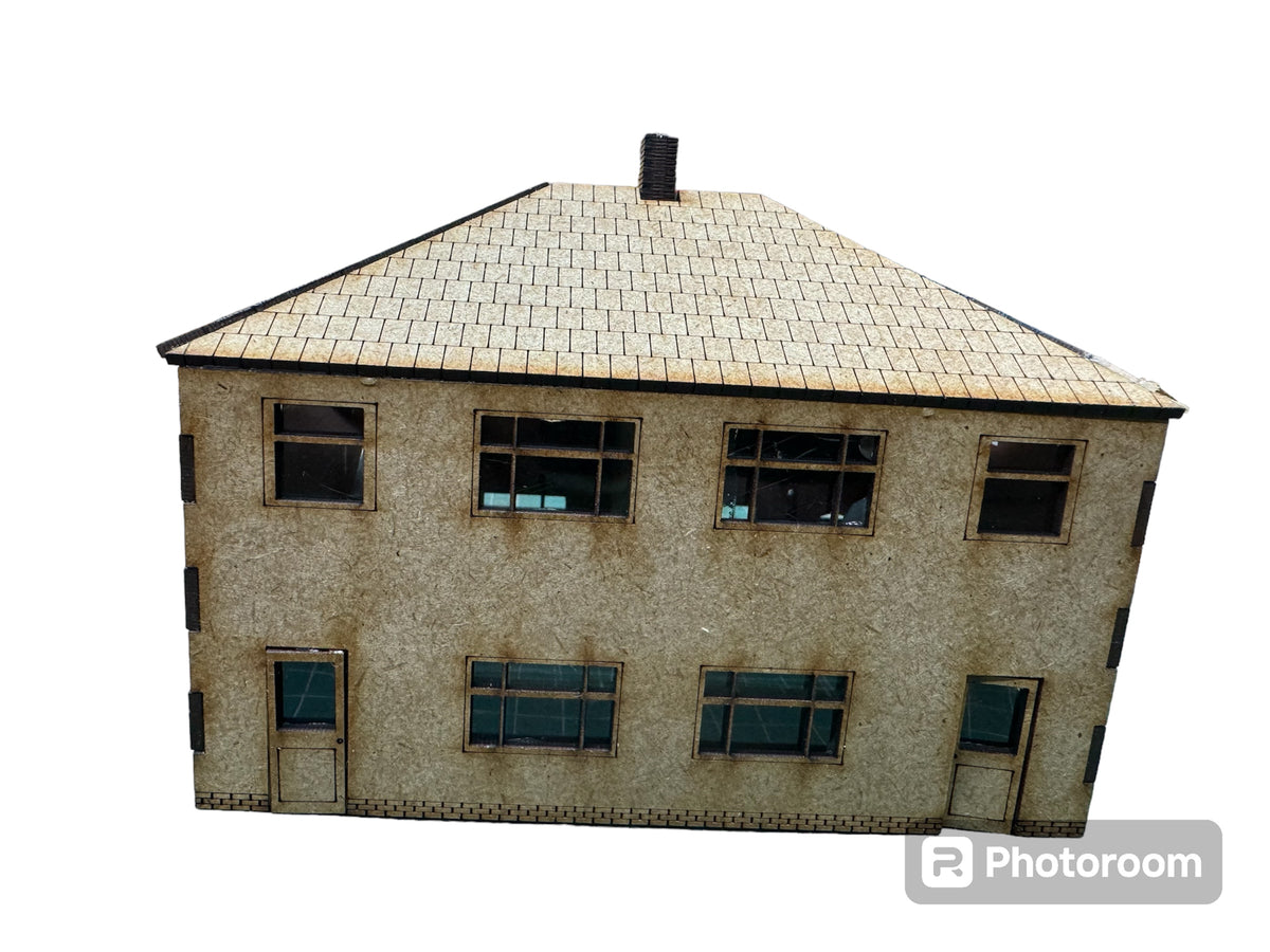 OO Gauge 1950s Style semi detached House Kit. Model Railway Building 1:76 Scale. Laser Cut MDF