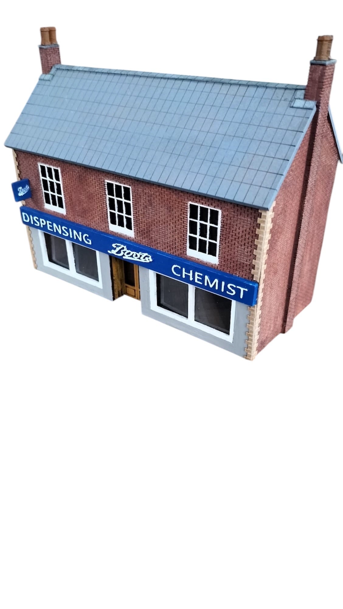 'OO' Gauge Georgian Period shop Boots Dispensing Chemist. laser cut kit.